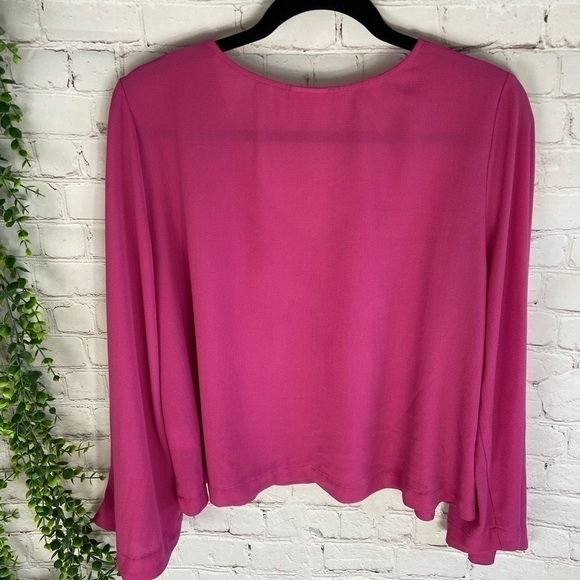 Abound Women's Pink Peasant Style Blouse XL - Picture 2 of 3